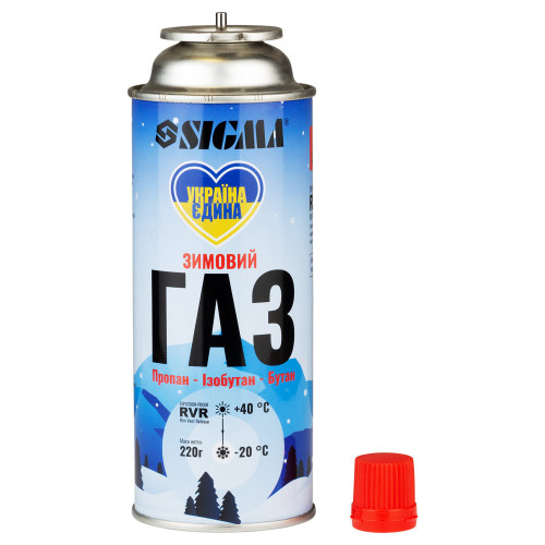 Балон газовий зимовий 220 г RVR Корея SIGMA (2901761)