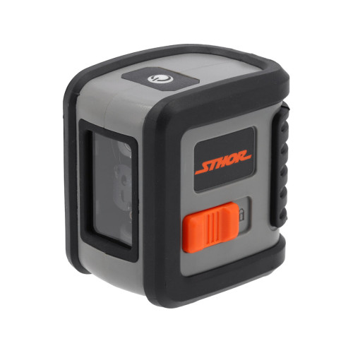 Лазерный уровень самовыравнивающийся с зелёным крестом STHOR 18003 (10 м)