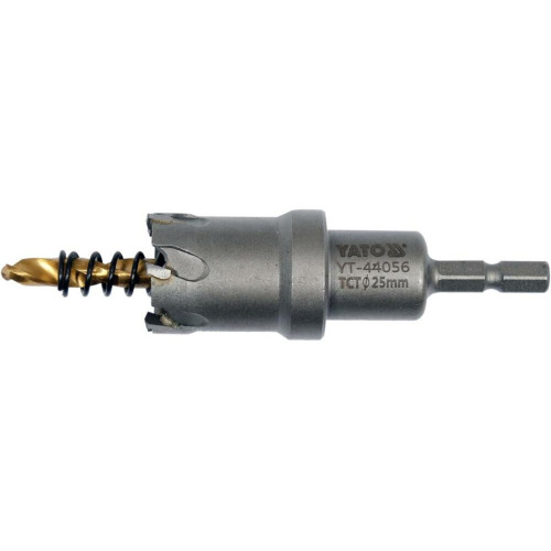 Сверло коронка по металлу TCT Ø25 x103 мм, YATO YT-44056