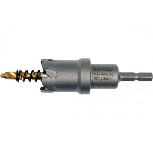 Сверло коронка по металлу TCT Ø25 x103 мм, YATO YT-44056