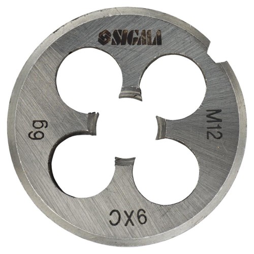 Плашка М12×1.75мм сталь 9ХС SIGMA (1604351)