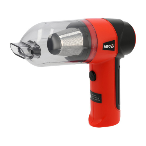 Порохотяг акумуляторний YATO Li-Ion 7,4 В 2 Аг, 70 Вт, HEPA, з подовжувачем і насадками YT-85687