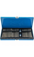 Набор бит HEX, TORX, SPLINE 40 единиц  D-10мм  (сталь S2) SATRA S-40BS2