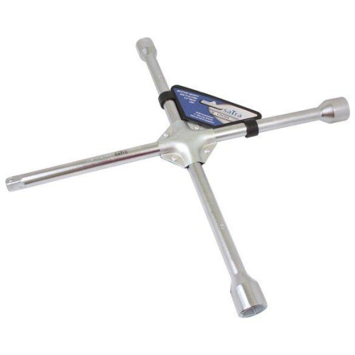 Ключ-крест баллонный 17×19×21×1/2" PROFI (усиленный) SATRA S-CROSS