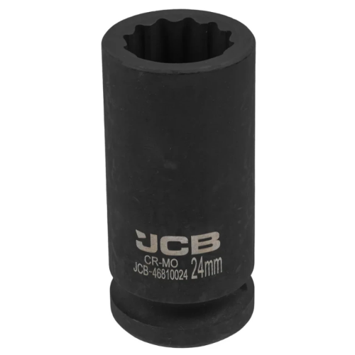 Головка торцевая ударная глубокая 3/4" 24 мм (12-гранная) JCB Tools JCB-46810024