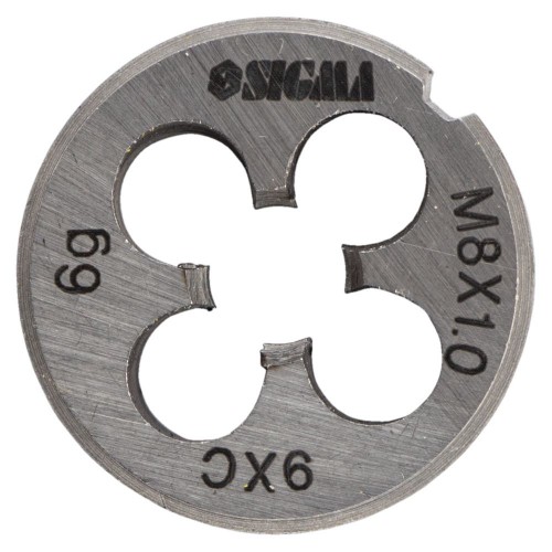 Плашка М8×1.0мм сталь 9ХС SIGMA (1604201)