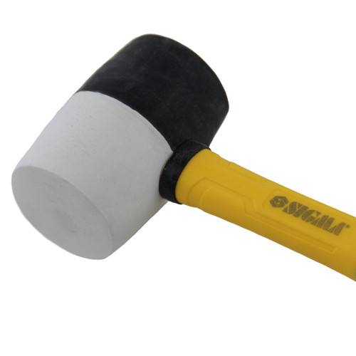 Киянка резиновая черно-белая 450 г фиберглассовая рукоятка SIGMA (4317241)