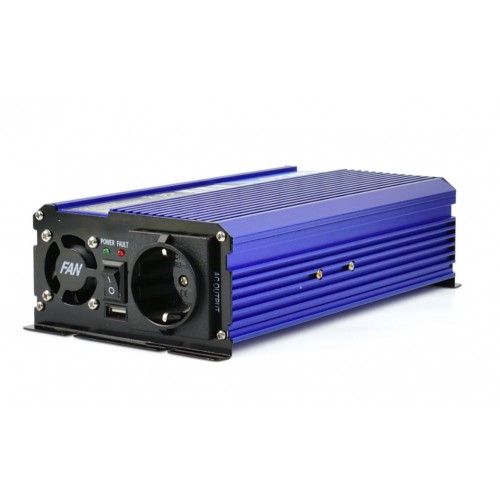 Преобразователь напряжения SINUS 12В/230В 500/1000Вт GEKO G17012