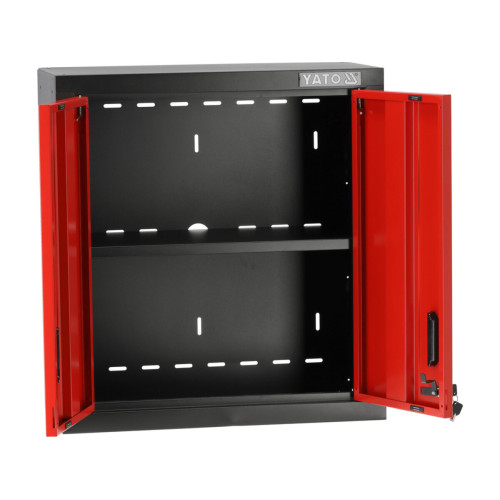 Шкаф настенный для мастерской YATO 660 x 305 x 712 мм, 2 двери, 2 ключа YT-089351