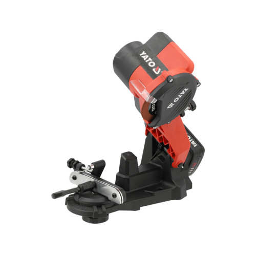 Верстат для заточування ланцюгів YATO акумуляторний Li-Ion 18 В 2 Агод, кут 0-35°, диск 108/23x3.2 мм YT-84980