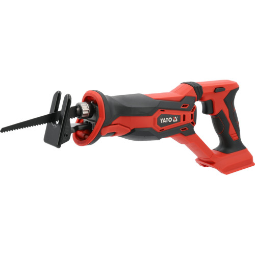 Пила шаблева акумуляторна YATO : Li-Ion 18 В,товщина відрізу-120/6 мм дерево/метал (БЕЗ АКБ)