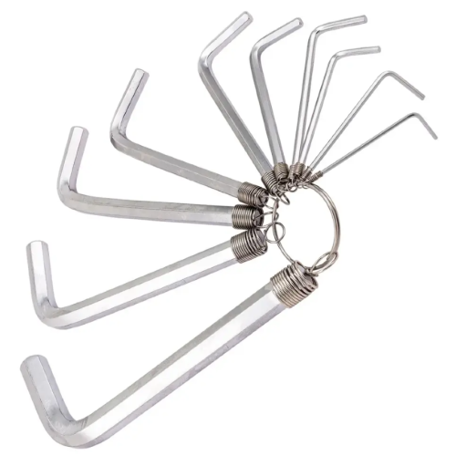 Набор Г-образных шестигранных ключей 1.5-10 мм, 10 пр. JCB Tools JCB-5102R