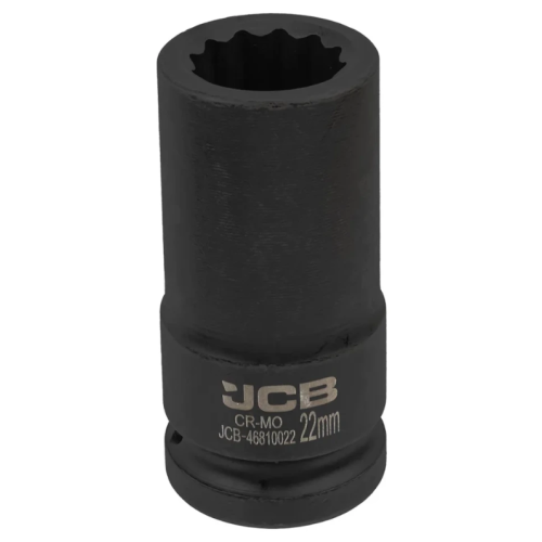 Головка торцевая ударная глубокая 3/4" 22 мм (12-гранная) JCB Tools JCB-46810022