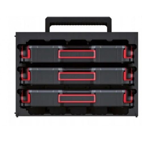 Кейс для инструментов и материалов с выдвижными органайзерами Kistenberg Tagercase 40, KTC40306B