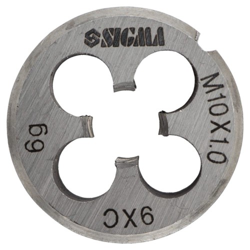 Плашка М10×1.0мм сталь 9ХС SIGMA (1604261)