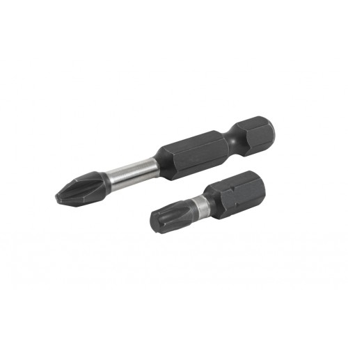 Набор ударных бит 1/4",сталь S2,42 предмета в пластиковом кейсе. QUATROS QS50042