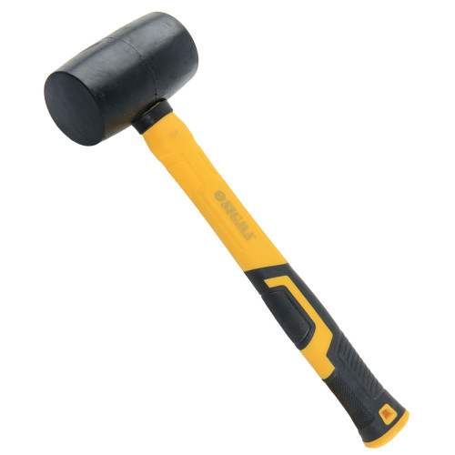Киянка резиновая черная 340 г фиберглассовая рукоятка SIGMA (4317351)