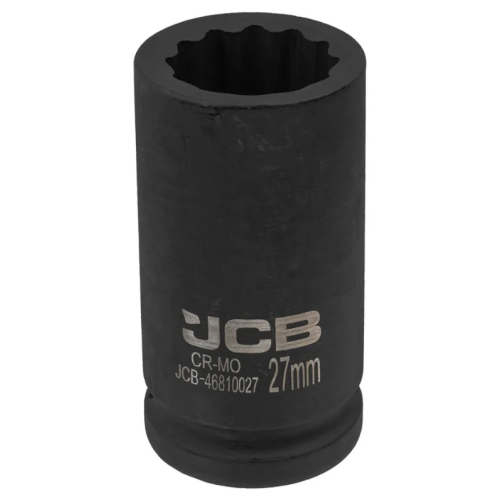Головка торцевая ударная глубокая 3/4" 27 мм (12-гранная) JCB Tools JCB-46810027