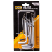 Набор Г-образных шестигранных ключей 1.5-10 мм, 10 пр. JCB Tools JCB-5102R