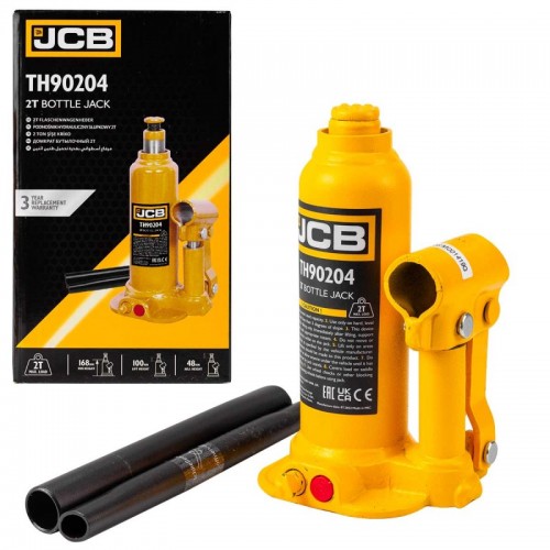 Домкрат бутылочный 2т 100-316мм JCB Tools JCB-TH90204