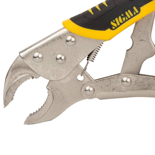 Клещи зажимные универсальные полукруглые 250 мм CrV SIGMA 4340271