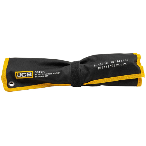 Набір рожково-шарнірних ключів 10 пр. в чохлі (8-21 мм) JCB Tools JCB-5010R