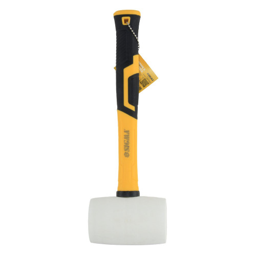 Киянка резиновая белая 450 г фиберглассовая рукоятка SIGMA (4317301)