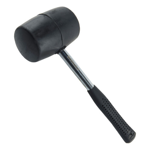 Киянка резиновая черная 900 г металлическая обрезиненная рукоятка SIGMA (4317501)
