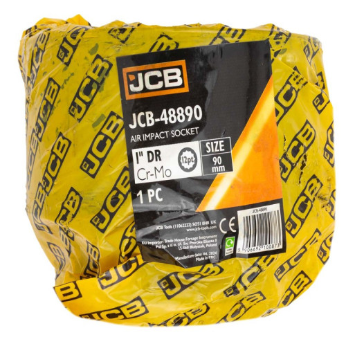 Головка торцевая ударная 12-гранная 1" 90 мм JCB Tools JCB-48890