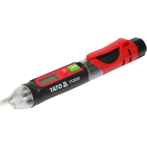 Индикатор напряжения переменного тока индуктивный бесконтактный YATO 12-1000 В, 165 мм YT-28320