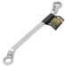 Накидной ключ отогнутый на 75 градусов 19х22 мм JCB Tools JCB-7591922