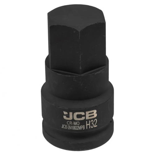 Біта лита ударна лита HEX під квадрат 3/4" 32 мм JCB Tools JCB-26410032MPB
