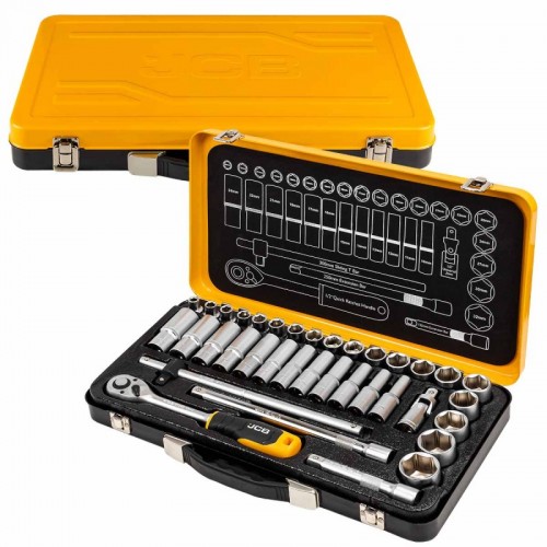 Набор инструмента комбинированный 36 ед. 1/2" (6-гр.) (8-32 мм) JCB Tools JCB-4362M