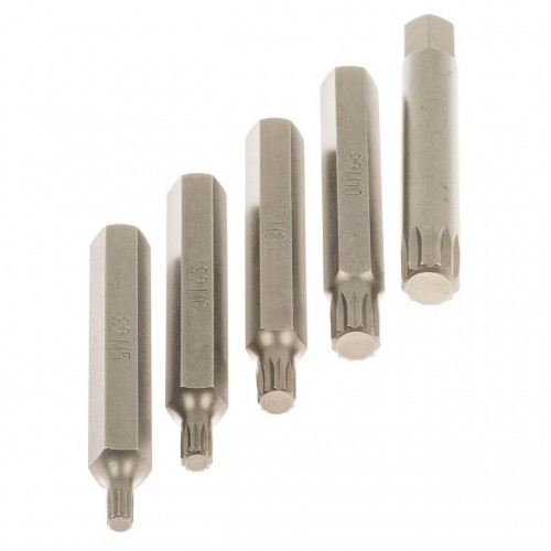 Набор бит HEX, TORX, SPLINE 40 единиц D-10мм (сталь S2) SATRA S-40BS2