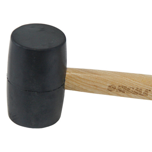 Киянка резиновая черная 450 г деревянная рукоятка SIGMA (4317721)