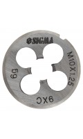 Плашка М10×1.25мм сталь 9ХС SIGMA (1604271)