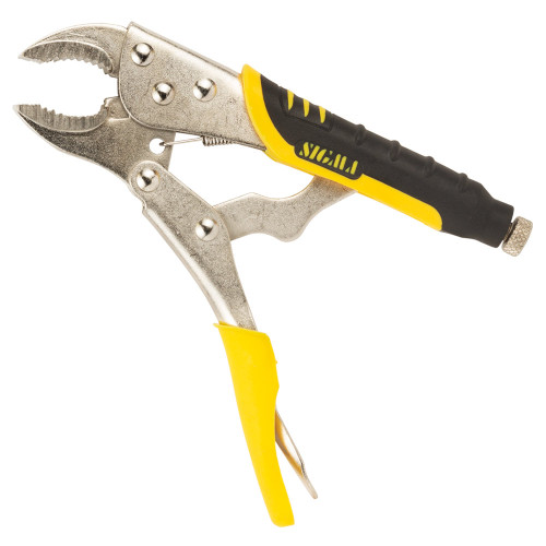 Клещи зажимные универсальные полукруглые 180 мм CrV SIGMA 4340251
