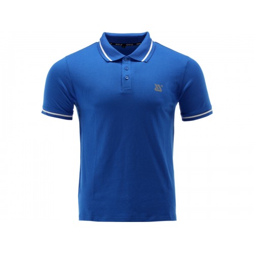 Футболка тип ПОЛО синяя YATO, разм. 2XL/ выс- 78 см х шир- 61 см, 100%- хлопок [40]
