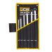 Набір накидних прямих подовжених ключів 6 пр. в чохлі (8-21 мм) JCB Tools JCB-50622P Набір накидних прямих подовжених ключів 6 пр. в чохлі (8-21 мм) JCB Tools JCB-50622P