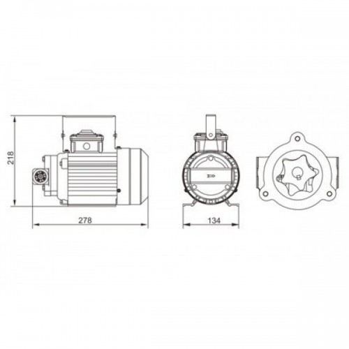 Насос маслоперекачивающий REWOLT 220В (RE SL70-E)