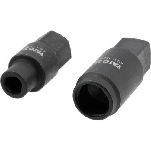 Головки торцевые для обслуживания ТГНВД YATO BOSCH тип VE, 7 и 12,6 мм, Cr-V, 2 шт YT-17524