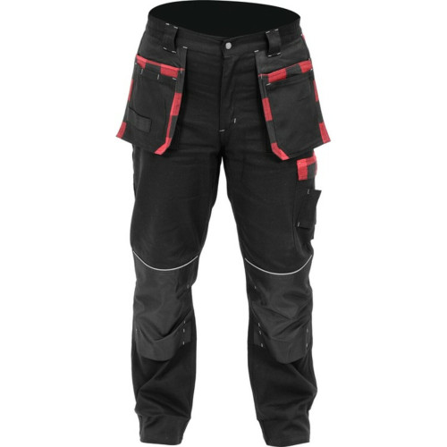 Штани робочі YATO REBAR, розмір L/XL; 14 кишень, 97%- бавовна, 3%-еластан 