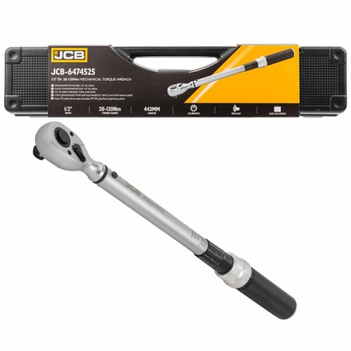 Динамометрический ключ 1/2" 20-120 Нм. JCB-6474525