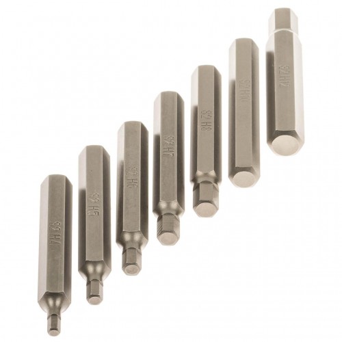 Набор бит HEX, TORX, SPLINE 40 единиц D-10мм (сталь S2) SATRA S-40BS2