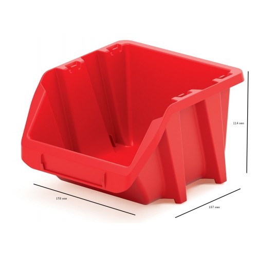 Контейнеры Kistenberg bineer short 187x158x114 красные 10шт