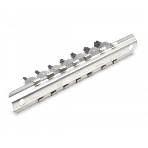 Набор бит литых 1/4" пятигранных с отверстием TORX T10-T30 7ед. TJG А1016