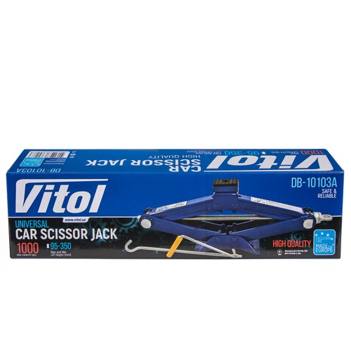 Домкрат ромбовидный 1т. 95- 350 мм. VITOL (ДВ-10103А/ST-103A)