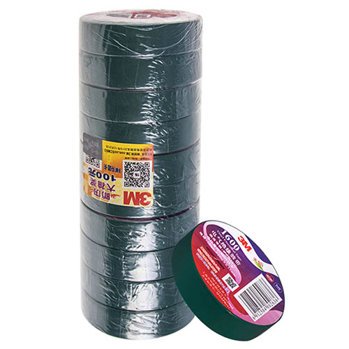 Ізоляційна стрічка ПВХ 18мм × 20м × 0,15мм,зелена. 3M 1600 (Green)